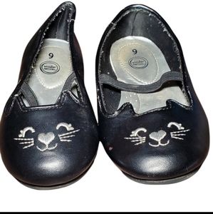 Halloween black cat Mary Jane style Wonder Nation size 9 girls childrens shoes